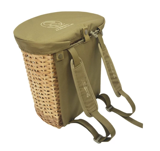 Plecak wiklinowy na grzyby Acropolis z przykrywką 13 L