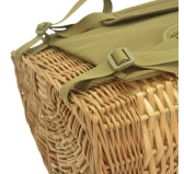 Plecak wiklinowy na grzyby Acropolis z przykrywką 13 L