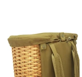 Plecak wiklinowy na grzyby Acropolis z przykrywką 13 L