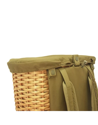 Plecak wiklinowy na grzyby Acropolis z przykrywką 13 L