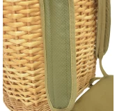 Plecak wiklinowy na grzyby Acropolis z przykrywką 13 L