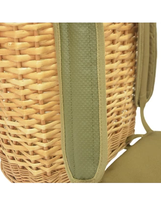 Plecak wiklinowy na grzyby Acropolis z przykrywką 13 L
