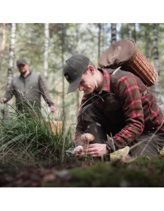 Plecak wiklinowy na grzyby Acropolis z przykrywką 13 L