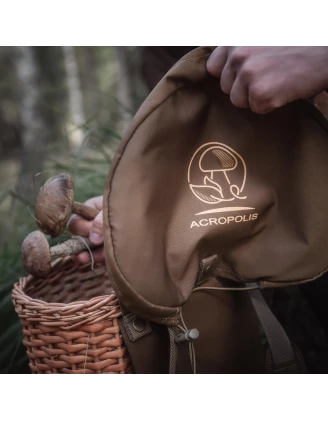 Plecak wiklinowy na grzyby Acropolis z przykrywką 13 L