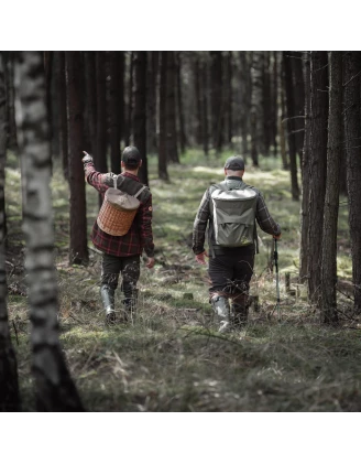 Plecak wiklinowy na grzyby Acropolis z przykrywką 13 L