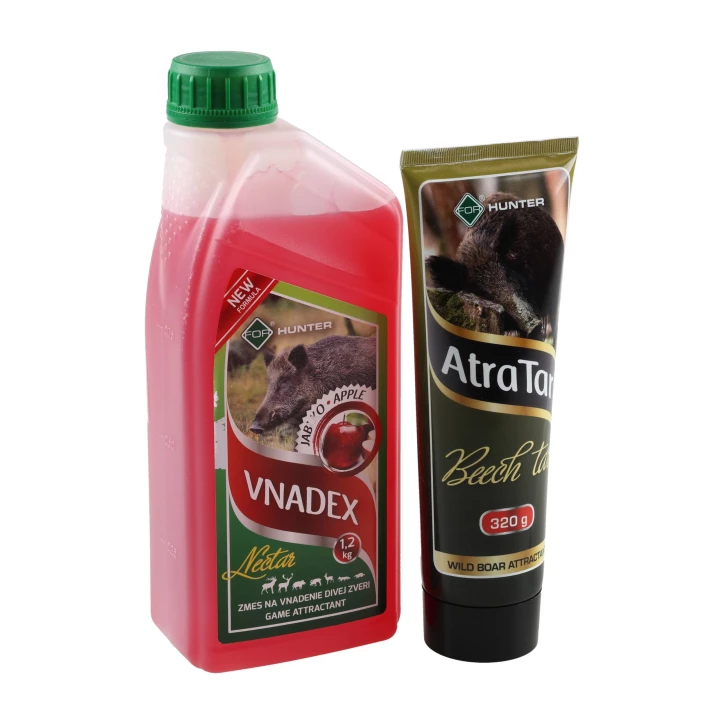 For Vnadex Nectar 1.2 kg Jabłko + AtraTar 320 g Smoła Bukowa - Zestaw Wabików