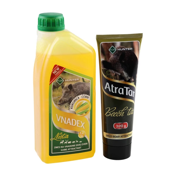 For Vnadex 1200g Kukurydza + Smoła Bukowa AtraTar 320g – Zestaw do Wabienia Zwierzyny For Vnadex 1200g Kukurydza + Smoła Bukowa AtraTar 320g – Zestaw do Wabienia Zwierzyny