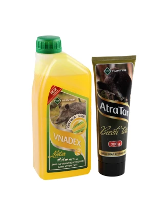 Zestaw Wabików For Vnadex Kukurydza 1200g + AtraTar Smoła Bukowa 320g