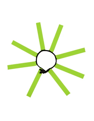 Obroża Myśliwska 4wild Fladry Zielona 38-52 cm | imag24.pl