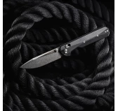 KNIVESPL The First - Nóż składany CPM MagnaCut, czarne G10