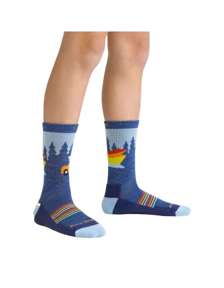Darn Tough Van Wild Denim Skarpety Dziecięce Merino - imag24.pl