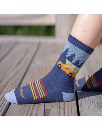 Darn Tough Van Wild Denim Skarpety Dziecięce Merino Outdoor 35-39 | imag24.pl