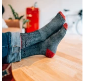 Skarpety trekkingowe męskie Darn Tough Mountaineering Smoke 43-45.5 Skarpety trekkingowe męskie Darn Tough Mountaineering Smoke 43-45.5