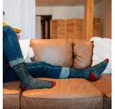 Skarpety trekkingowe męskie Darn Tough Mountaineering Smoke 43-45.5 Skarpety trekkingowe męskie Darn Tough Mountaineering Smoke 43-45.5