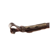 Acropolis Pasek do Broni Skórzano-Cordura Brązowy z Uchwytami na Amunicję Acropolis Pasek do Broni Skórzano-Cordura Brązowy z Uchwytami na Amunicję