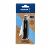 Opinel Colorama 08 Inox: Nóż Składany, Brązowy Grab