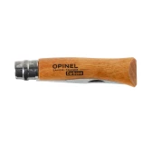 Nóż składany Opinel 7 Carbon – Virobloc, drewno bukowe