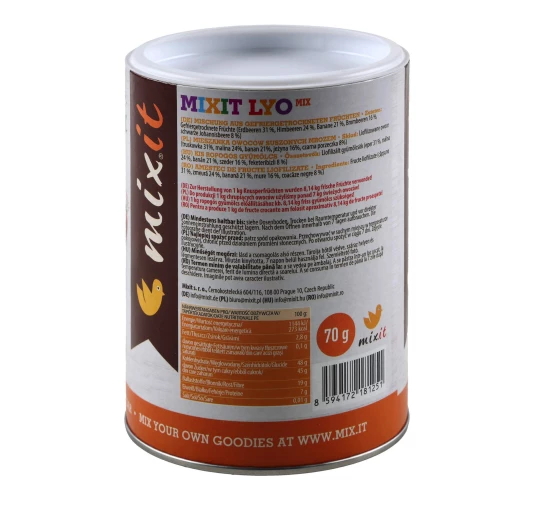 Mixit Chrupiące Owoce Liofilizowane 70g