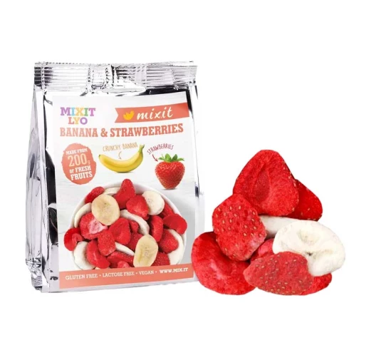 Mixit Liofilizowany Banan i Truskawka 23g - Przekąska Outdoor | imag24.pl