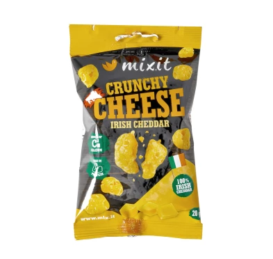 Mixit Chrupiący Ser Cheddar Irlandzki 20g | Liofilizowana Przekąska Outdoor | imag24.pl
