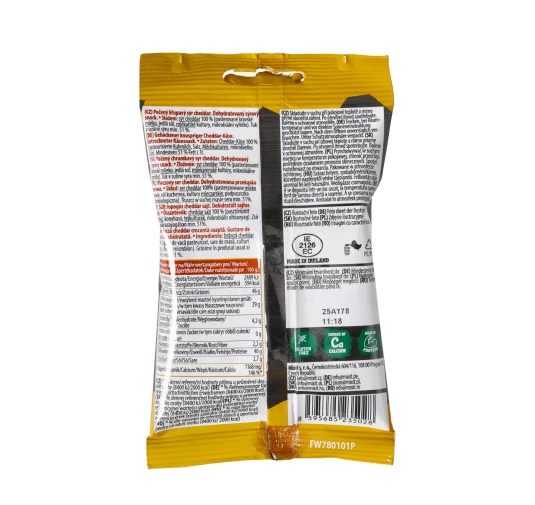 Mixit Chrupiący Ser Cheddar Irlandzki 20 g – Liofilizowana Przekąska