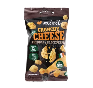 Mixit Chrupiący Ser Cheddar Irlandzki z Pieprzem 20g | Przekąska Outdoor | imag24.pl