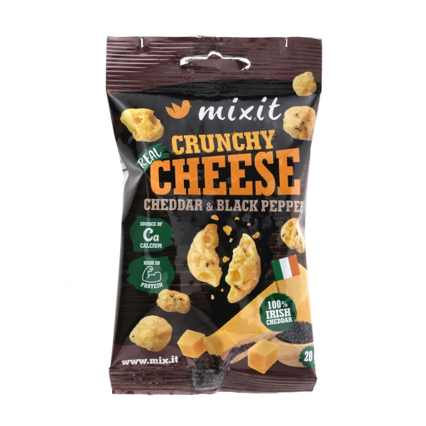 Mixit Chrupiący Ser Cheddar Irlandzki z Pieprzem 20g Mixit Chrupiący Ser Cheddar Irlandzki z Pieprzem 20g