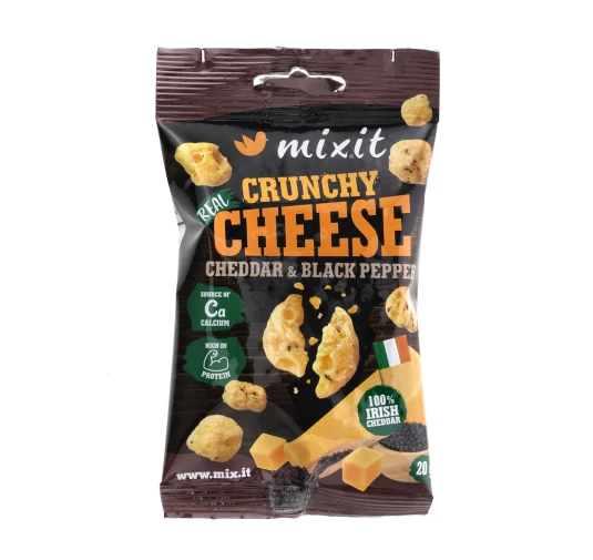 Mixit Chrupiący Ser Cheddar Irlandzki z Pieprzem 20g | Przekąska Outdoor | imag24.pl