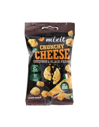 Mixit Chrupiący Ser Cheddar Irlandzki z Pieprzem 20g | Przekąska Outdoor | imag24.pl