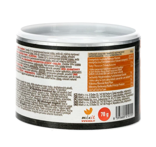 Mixit Chrupiący Ser: White Cheddar i Red Leicester 70 g