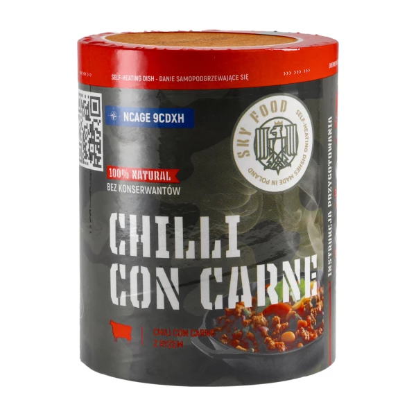 SKYFOOD Chilli Con Carne z Ryżem 400g - Danie Samopodgrzewalne SKYFOOD Chilli Con Carne z Ryżem 400g - Danie Samopodgrzewalne