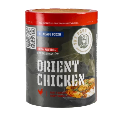 SKYFOOD Danie samopodgrzewające: Filet z kurczaka curry-mango z ryżem 400g