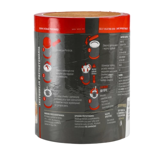 SKYFOOD Danie samopodgrzewające: Filet z kurczaka curry-mango z ryżem 400 g