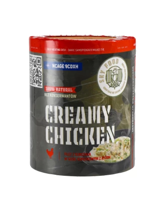 Danie Samopodgrzewające SKYFOOD Kurczak w Sosie Koperkowym z Ryżem 400g | imag24.pl
