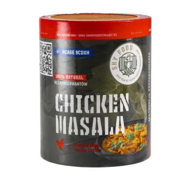 SKYFOOD Kurczak Garam Masala z Ryżem 400g - Danie Samopodgrzewające | imag24.pl