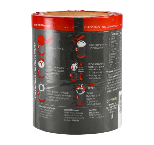 SKYFOOD Danie Samopodgrzewające Stroganoff z Kaszą Gryczaną 400 g