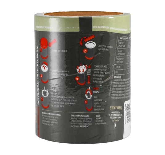 SKYFOOD Danie Samopodgrzewające: Wegański Gulasz z Ciecierzycy 400g