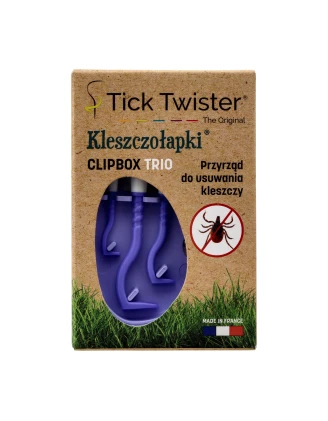 Tick Twister® Clipbox Trio - Zestaw do Usuwania Kleszczy z Brelokiem | imag24.pl