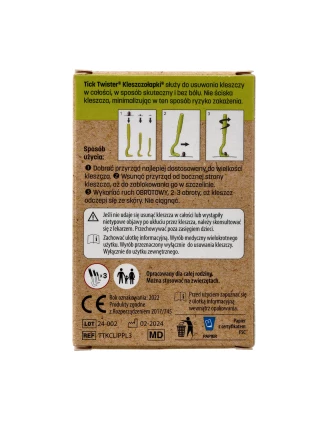 Tick Twister® Clipbox Trio - Zestaw do Usuwania Kleszczy z Brelokiem | imag24.pl