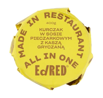 Konserwa Ed Red All in One Kurczak z Kaszą Gryczaną 400g | imag24.pl