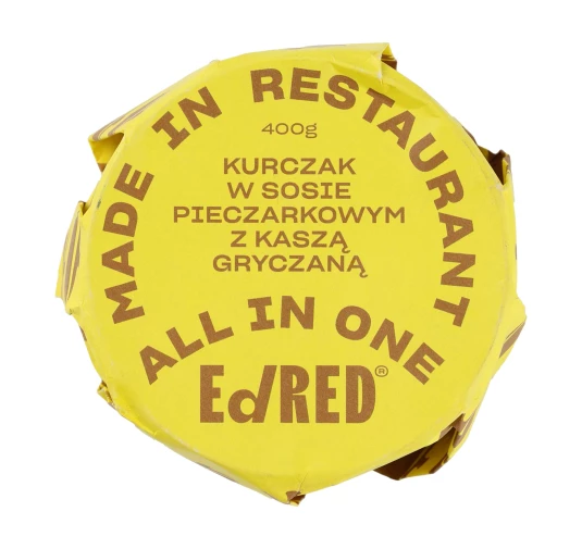 Konserwa Ed Red All in One Kurczak z Kaszą Gryczaną 400g | imag24.pl