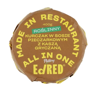 Konserwa Ed Red Roślinny Kurczak z Kaszą Gryczaną 400g - imag24.pl