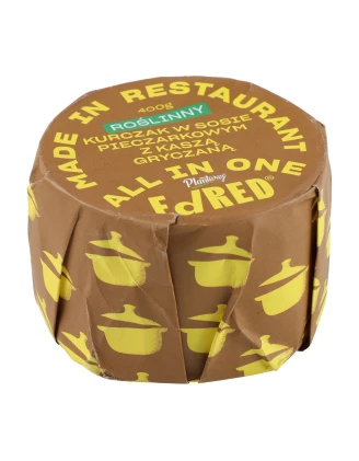 Konserwa Ed Red Roślinny Kurczak z Kaszą Gryczaną 400g - imag24.pl