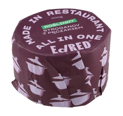 Ed Red All in One: Roślinny Stroganov z Kaszą Pęczak 400 g