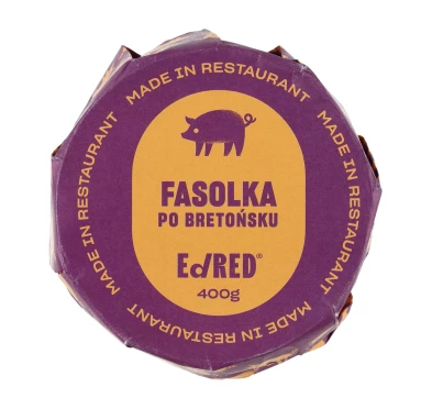 Konserwa Ed Red Casual Fasolka po bretońsku 400g - Gotowy Posiłek Turystyczny