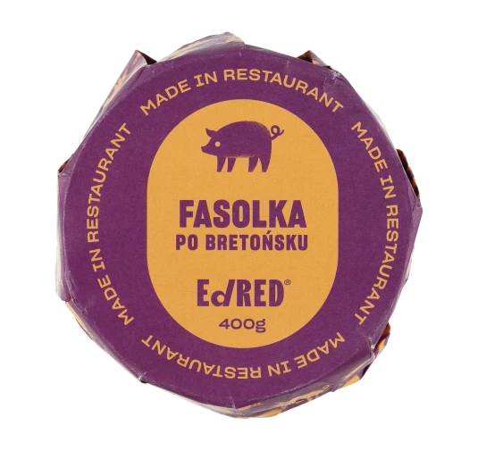 Konserwa Ed Red Casual Fasolka po bretońsku 400g - Gotowy Posiłek Turystyczny