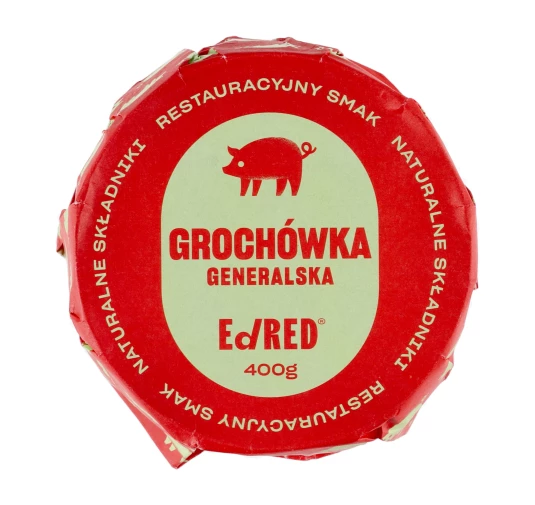 Ed Red Grochówka Generalska Konserwa 400g – Posiłek Outdoor | imag24.pl