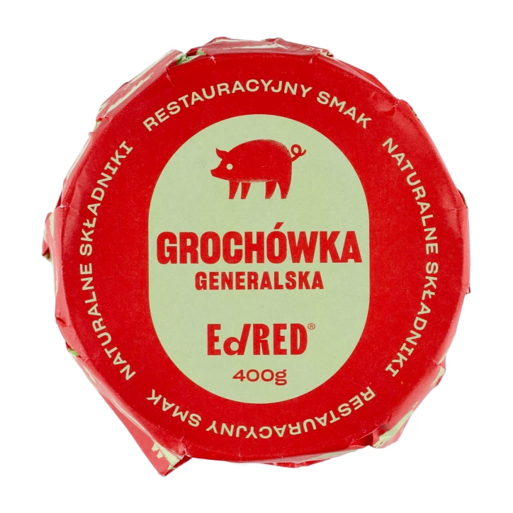 Ed Red Grochówka Generalska Konserwa 400g – Posiłek Outdoor | imag24.pl