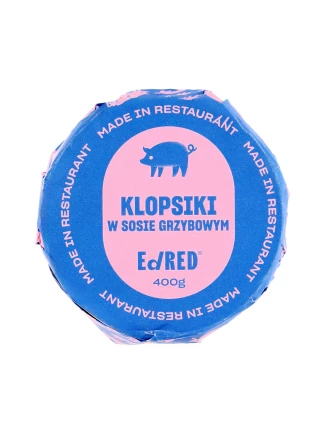 Ed Red Konserwa Klopsiki w Sosie Grzybowym 400g - Posiłek Turystyczny