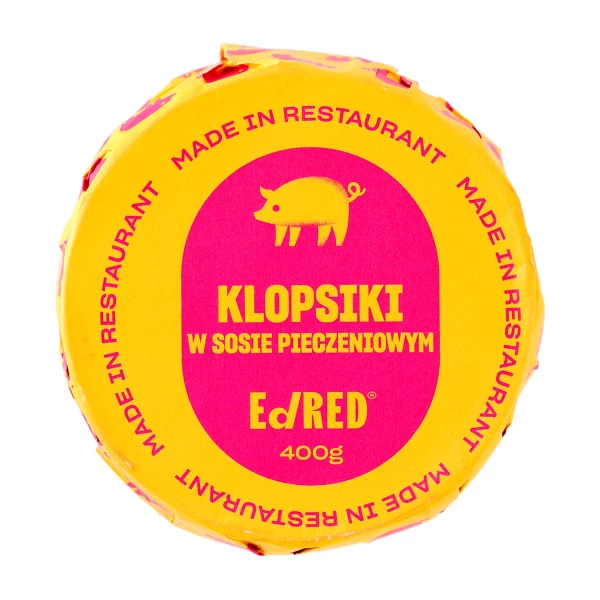 Ed Red Klopsiki w Sosie Pieczeniowym 400 g - Konserwa Turystyczna Ed Red Klopsiki w Sosie Pieczeniowym 400 g - Konserwa Turystyczna